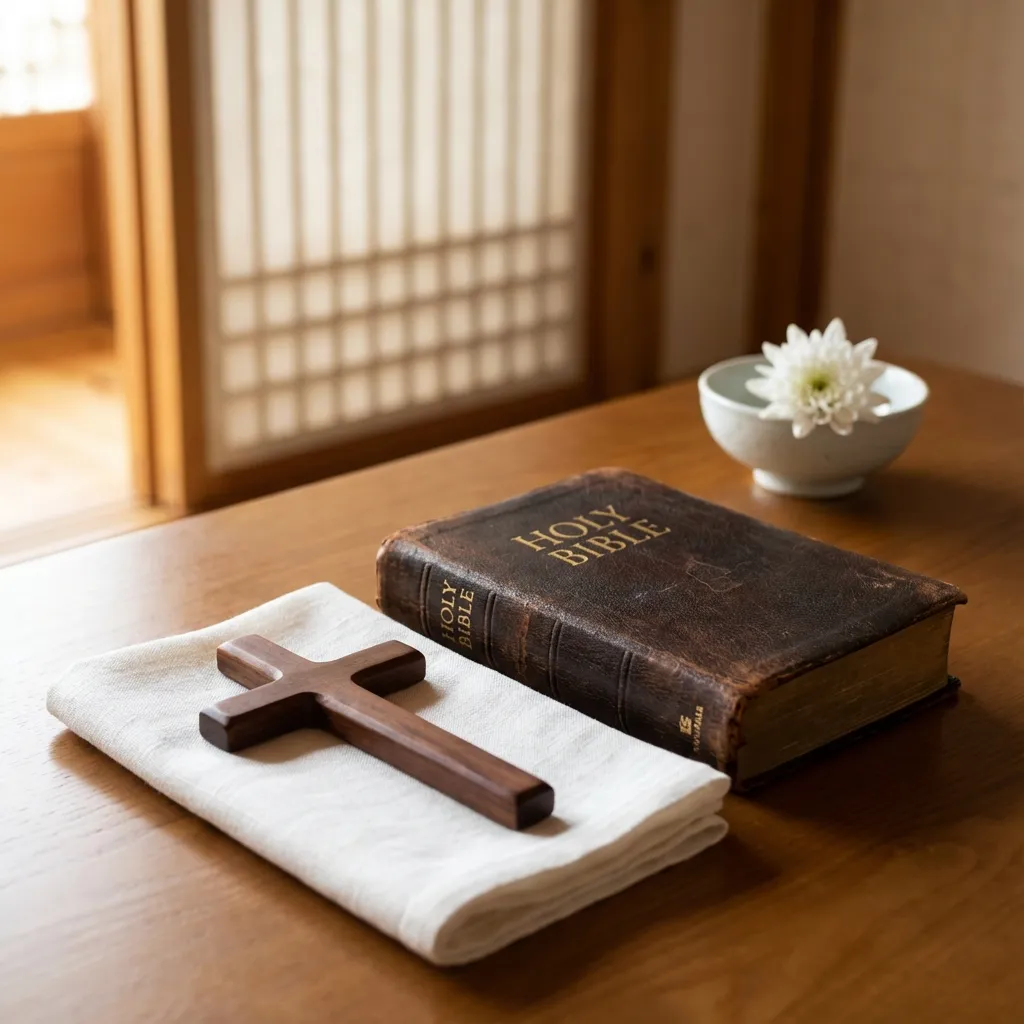 성경과 십자가, 세마포