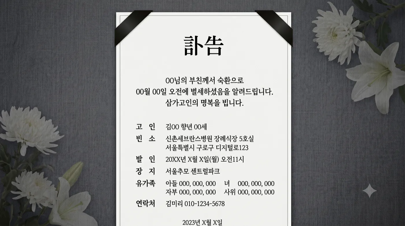 부고알림